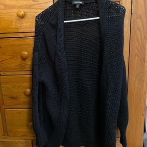 Express brand black cardigan, size small